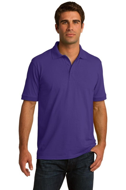 Port & Company Core Blend Jersey Knit Polo. KP55 Purple