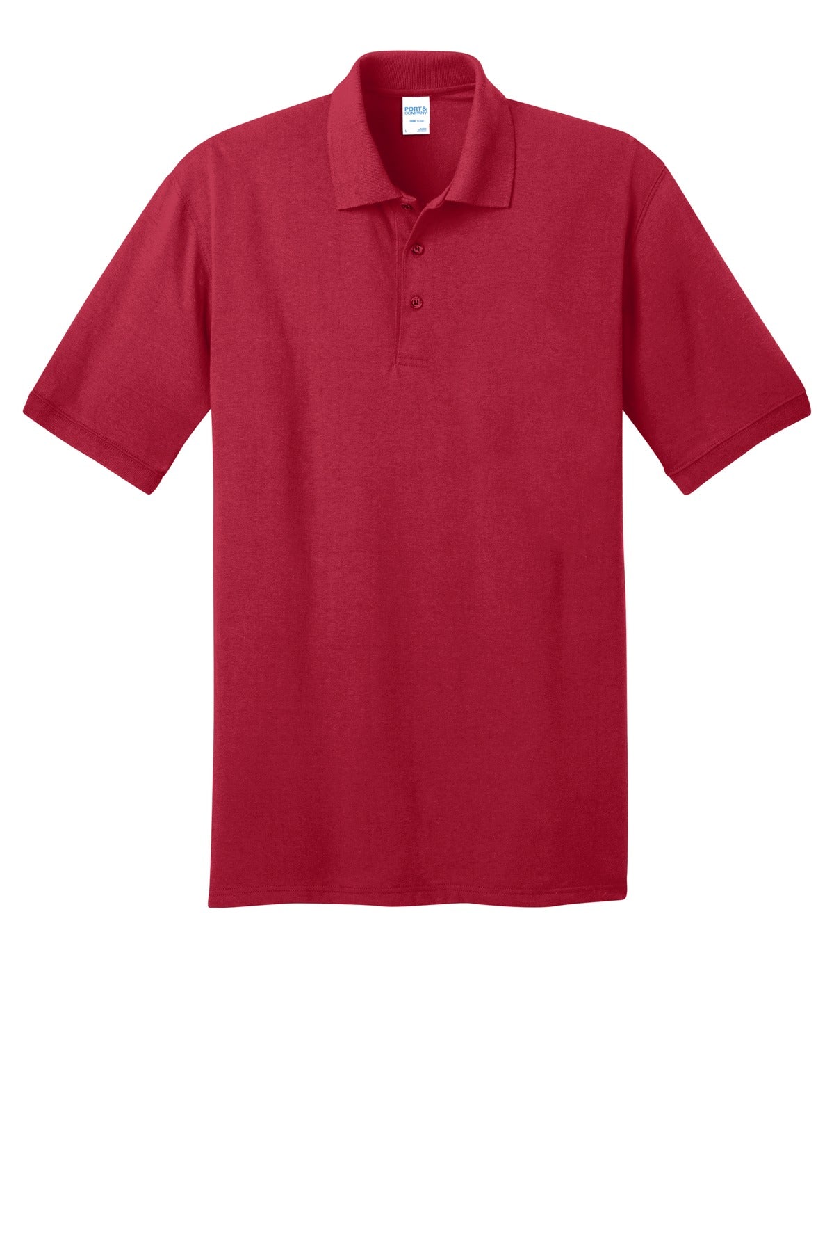 Port & Company Tall Core Blend Jersey Knit Polo. KP55T Red Tall