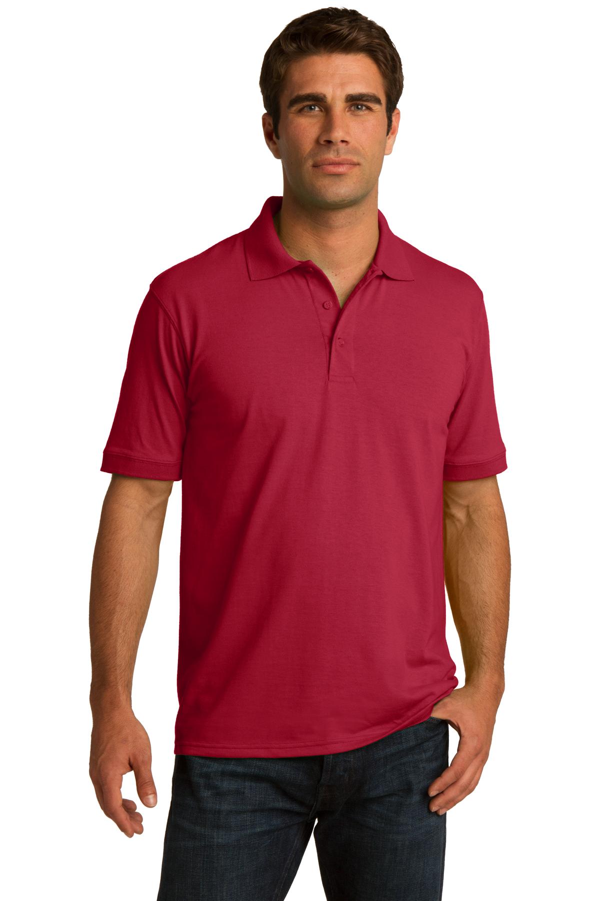 Port & Company Tall Core Blend Jersey Knit Polo. KP55T Red Tall