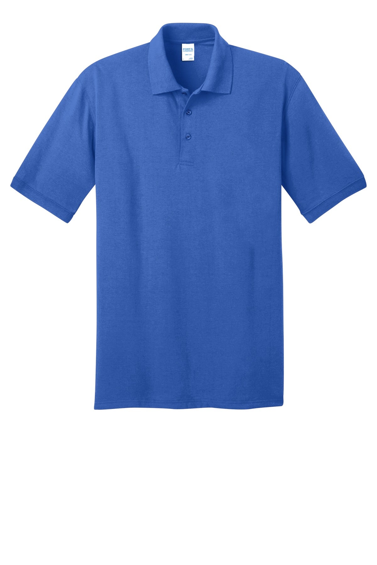 Port & Company Tall Core Blend Jersey Knit Polo. KP55T Royal Tall