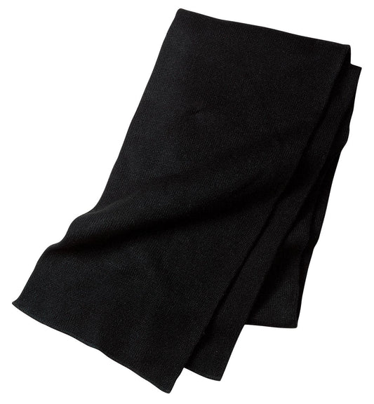 Port Authority Knitted Scarf KS01 Black