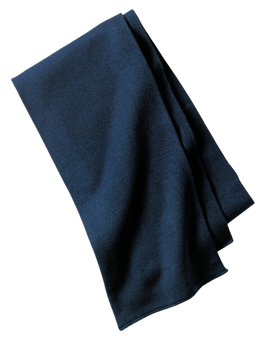 Port Authority Knitted Scarf KS01 Navy