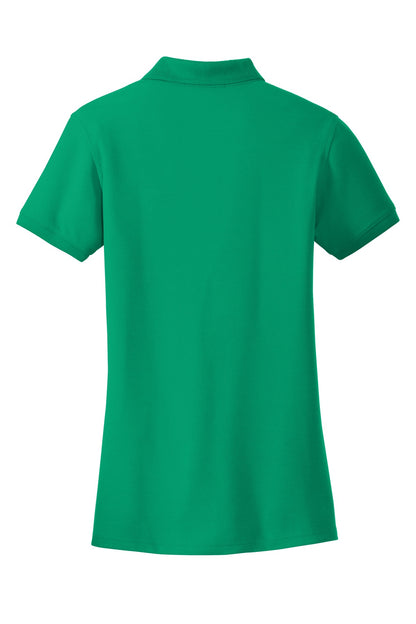 Port Authority Women's Core Classic Pique Polo. L100 Bright Kelly Green