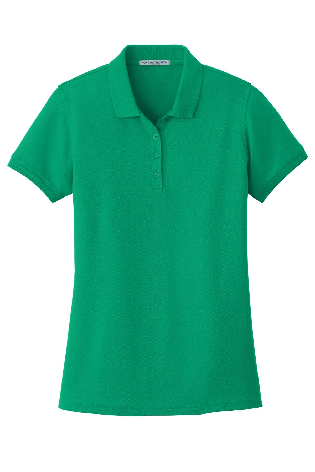Port Authority Women's Core Classic Pique Polo. L100 Bright Kelly Green