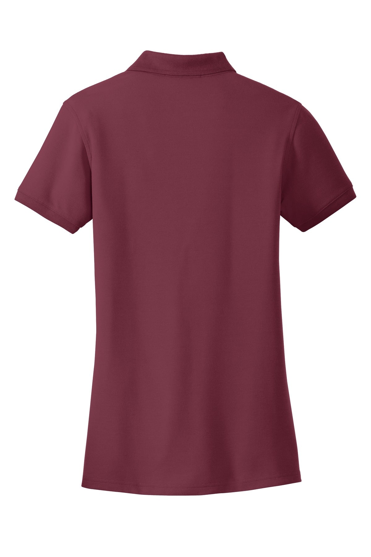 Port Authority Women's Core Classic Pique Polo. L100 Burgundy