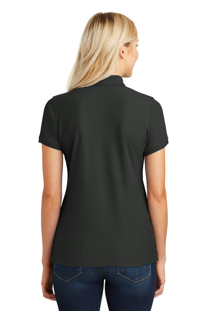 Port Authority Women's Core Classic Pique Polo. L100 Deep Black