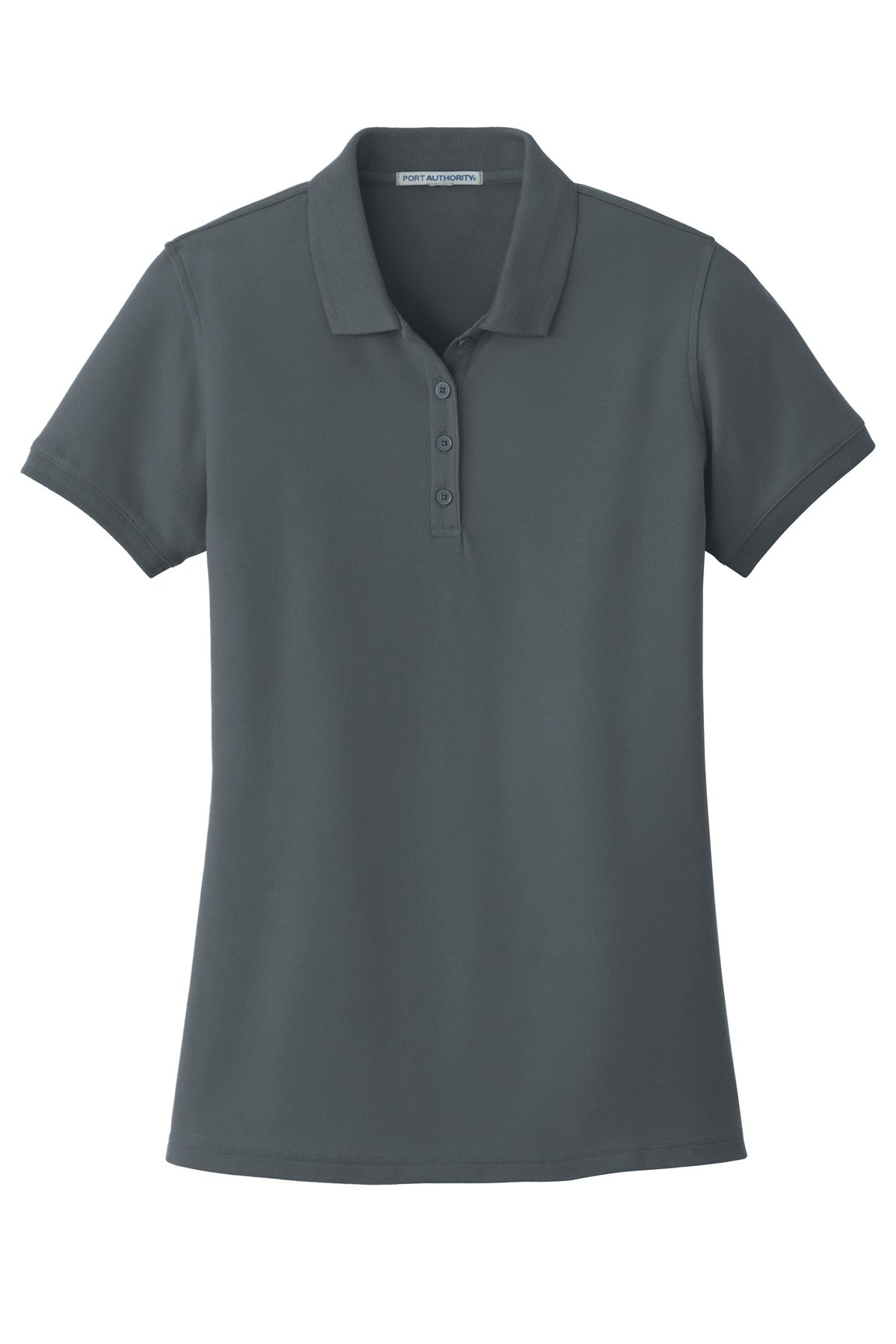 Port Authority Women's Core Classic Pique Polo. L100 Graphite