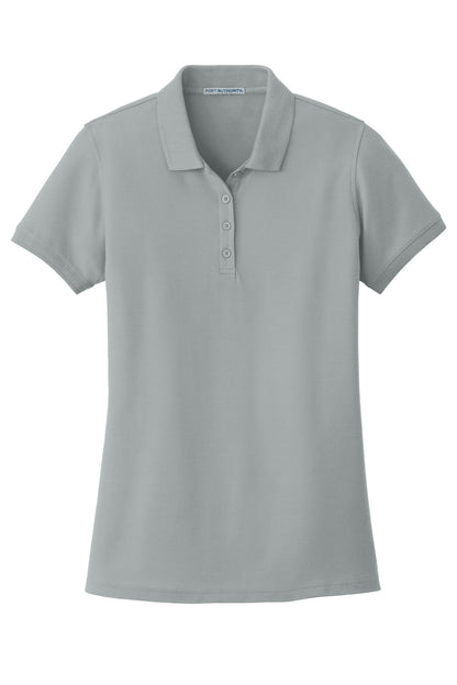 Port Authority Women's Core Classic Pique Polo. L100 Gusty Grey