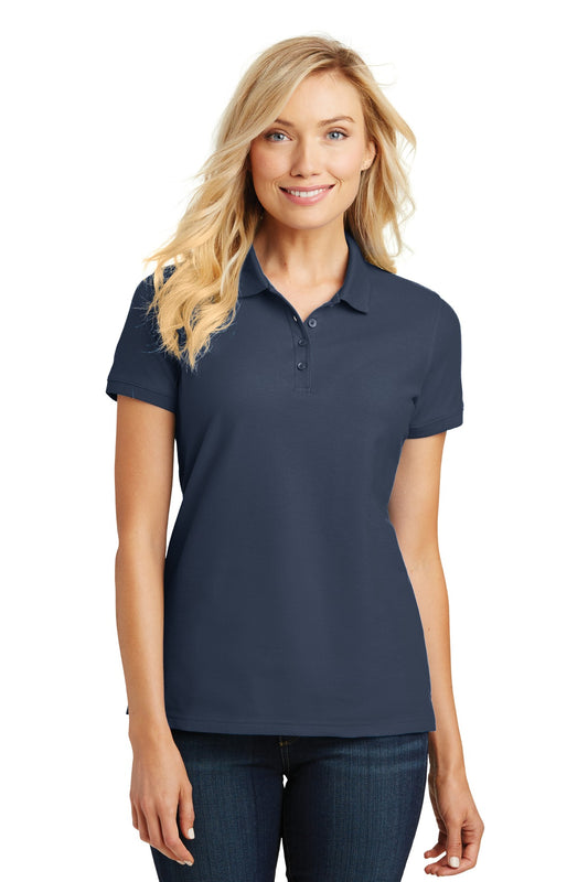 Port Authority Women's Core Classic Pique Polo. L100 River Blue Navy