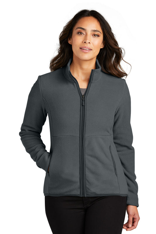 Port Authority Women's Connection Fleece Jacket L110 Charcoal