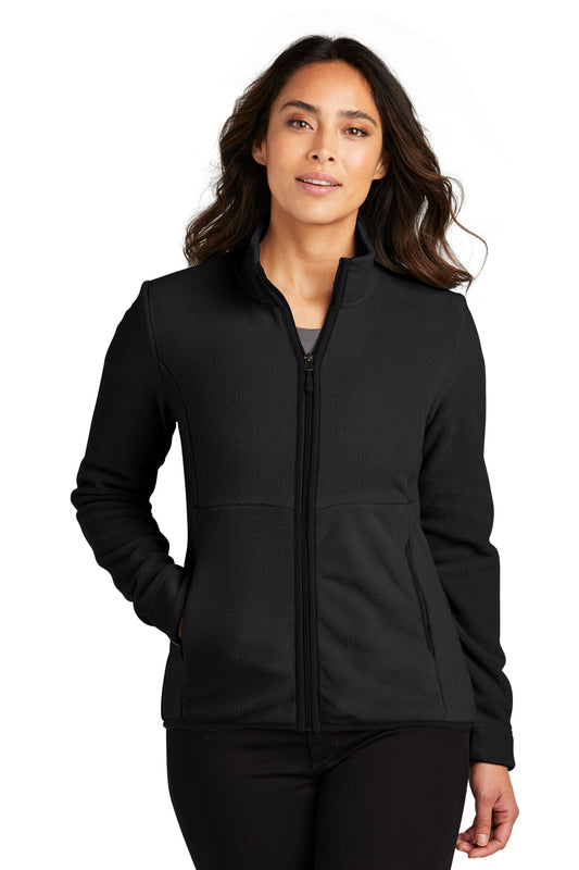 Port Authority Women's Connection Fleece Jacket L110 Deep Black