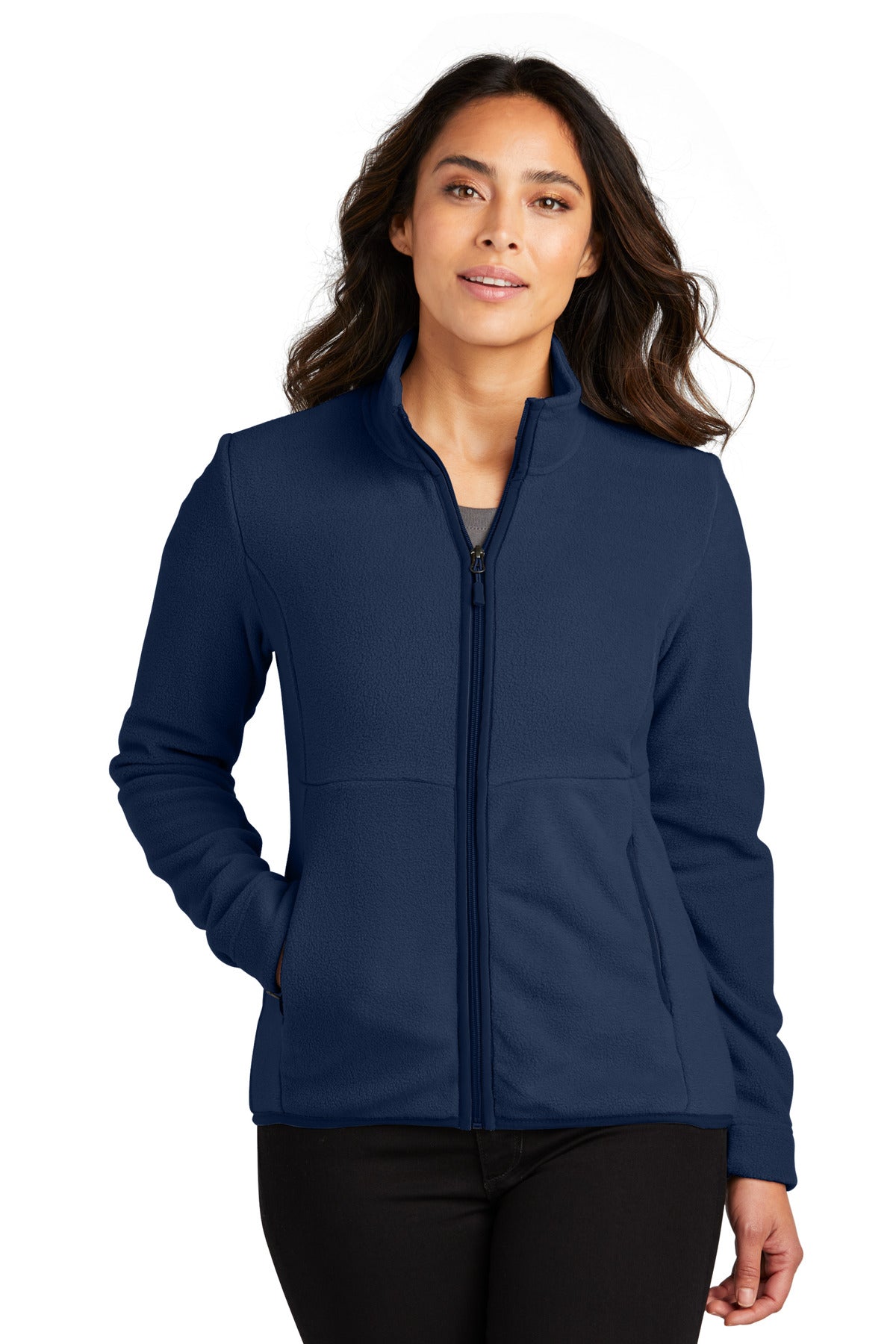 Port Authority Women's Connection Fleece Jacket L110 River Blue Navy