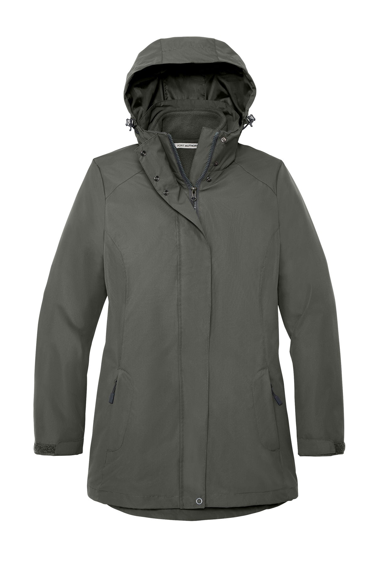 Port Authority Women's All-Weather 3-in-1 Jacket L123 Storm Grey
