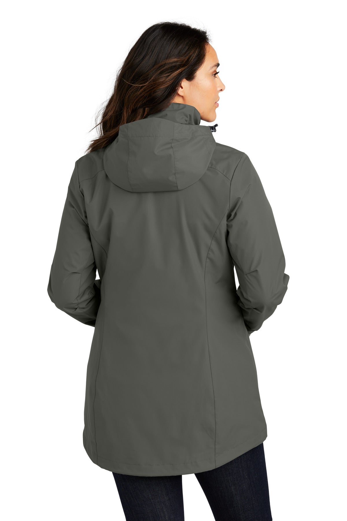 Port Authority Women's All-Weather 3-in-1 Jacket L123 Storm Grey