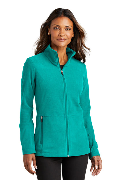 Port Authority Women's Accord Microfleece Jacket L151 Teal Blue