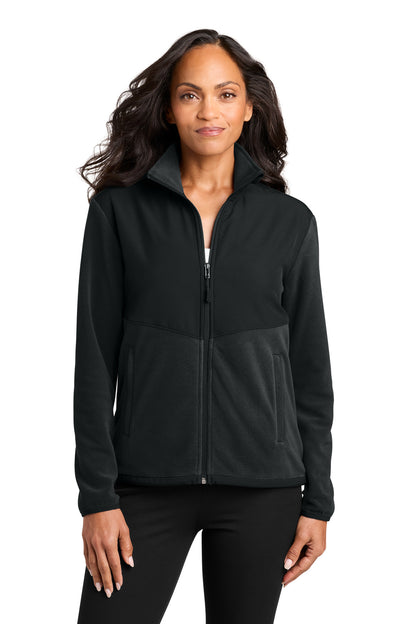 Port Authority Women's Therma-Tek Fleece Jacket L180 Black