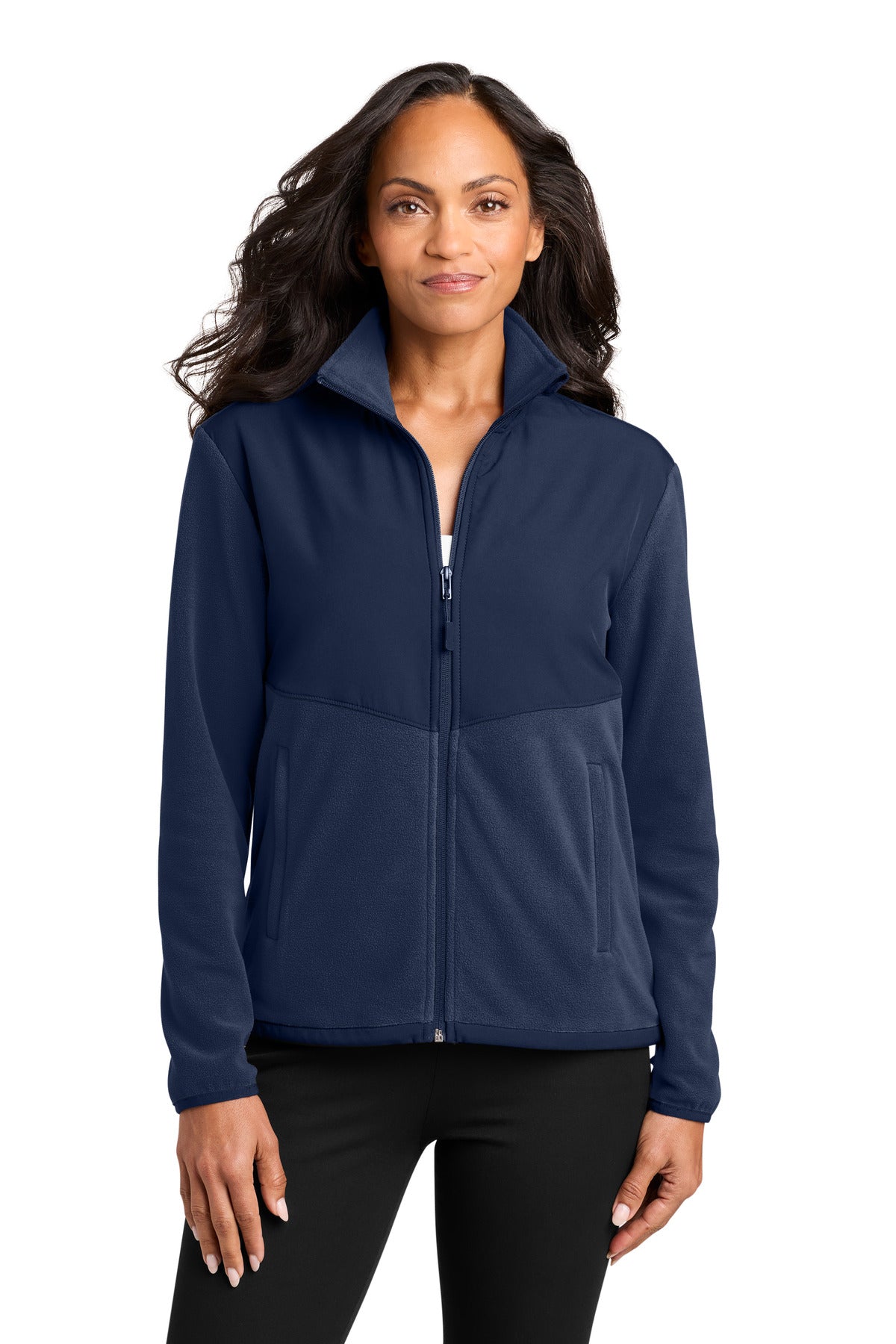 Port Authority Women's Therma-Tek Fleece Jacket L180 True Navy