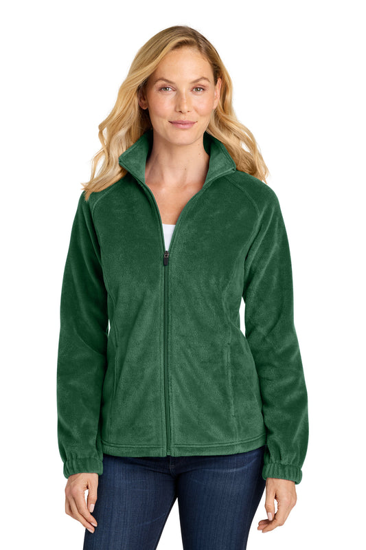 Port Authority Women's Plush Fleece Full-Zip Jacket L190 Dark Green