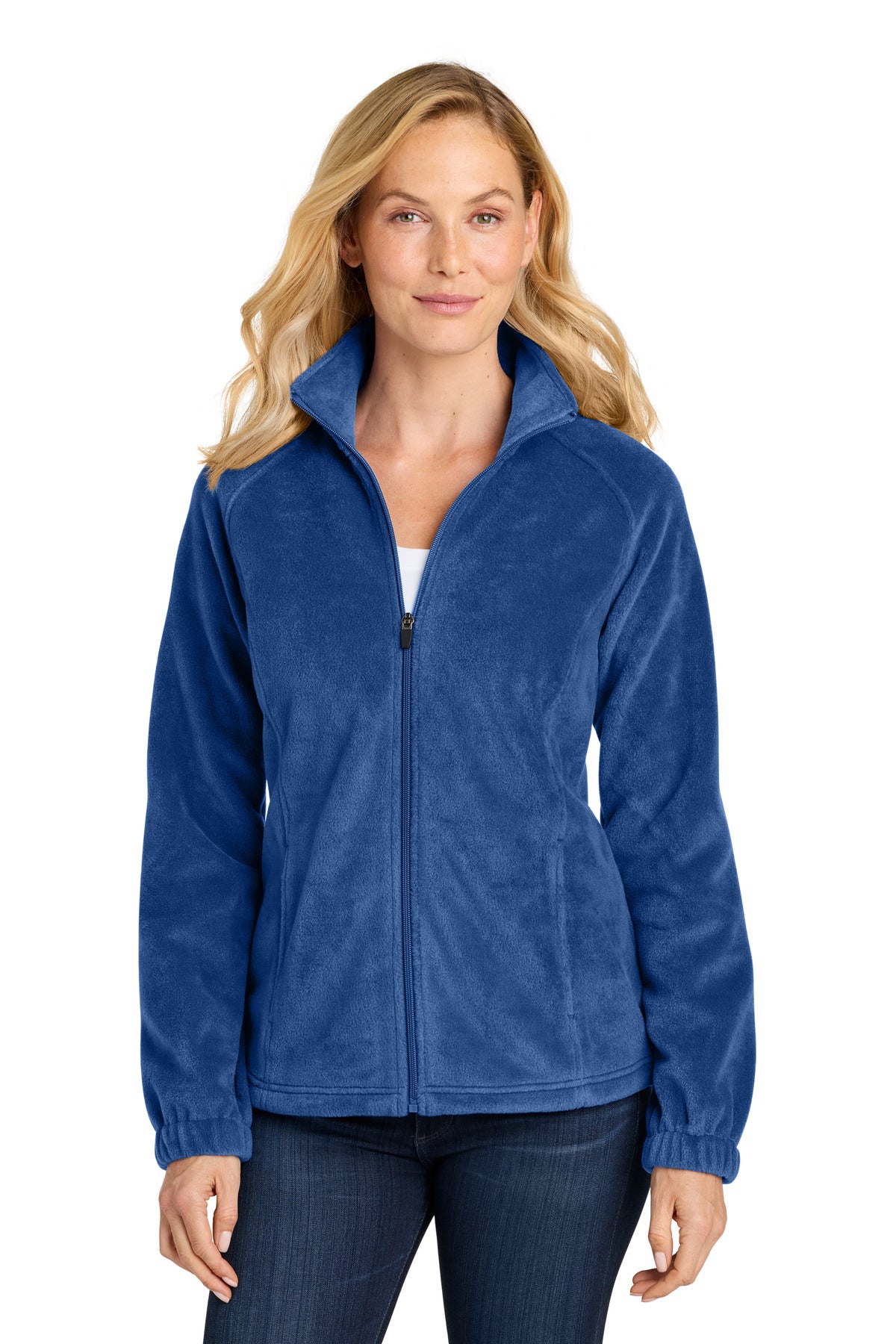 Port Authority Women's Plush Fleece Full-Zip Jacket L190 Royal