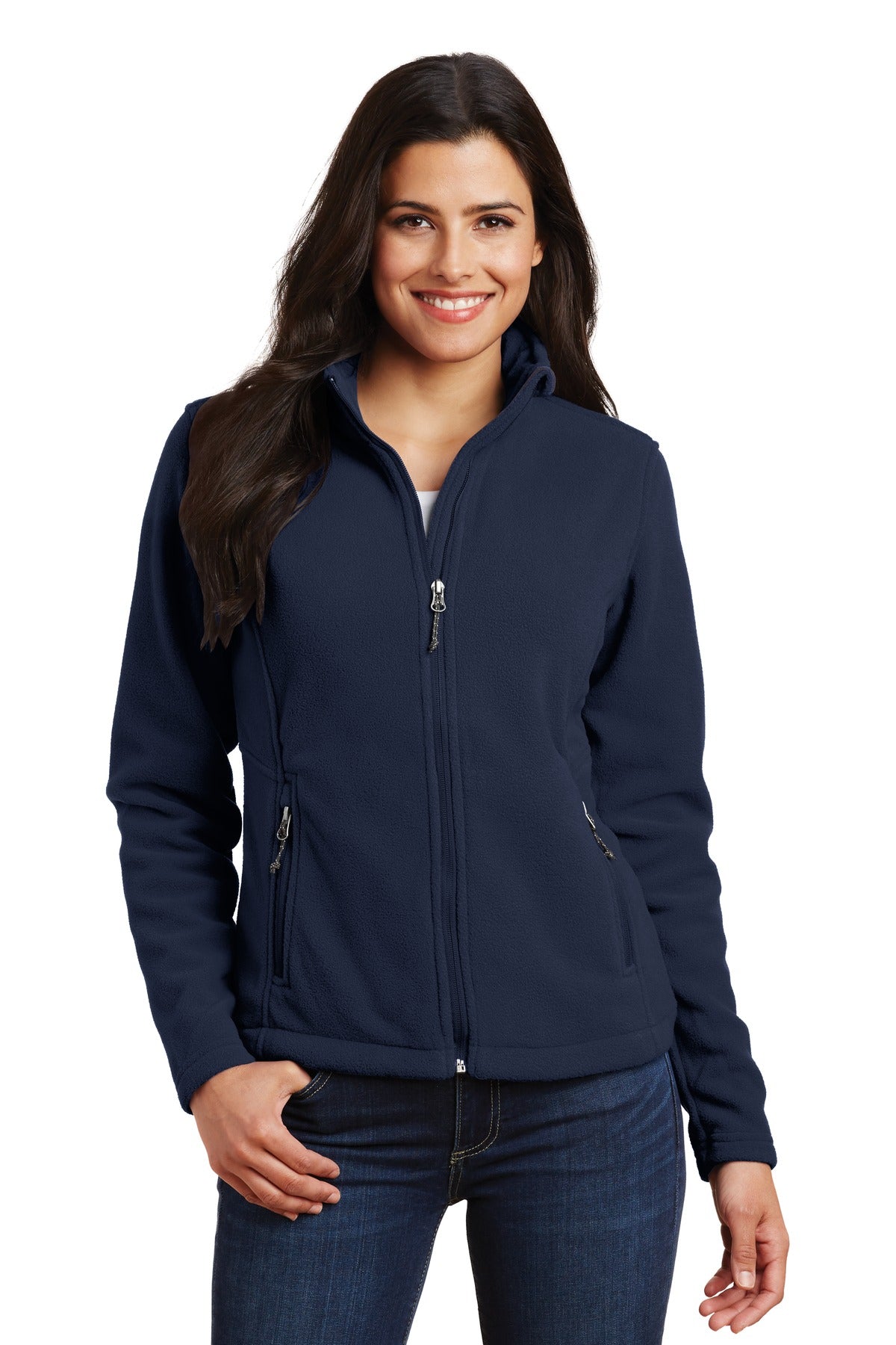 Port Authority Women's Value Fleece Jacket. L217 True Navy