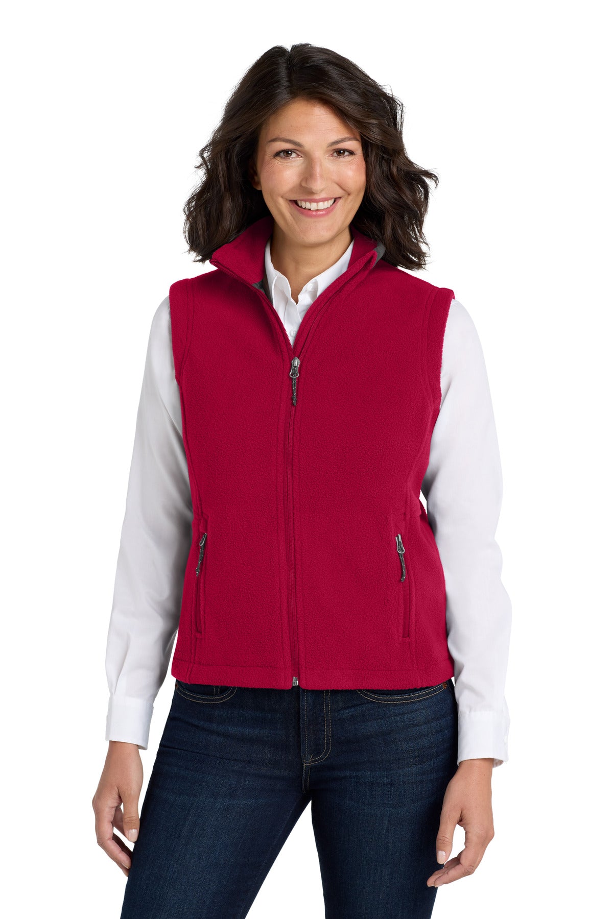 Port Authority Women's Value Fleece Vest. L219 True Red