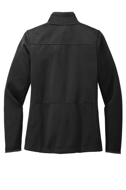 Port Authority Women's Pique Fleece Jacket. L222 Black