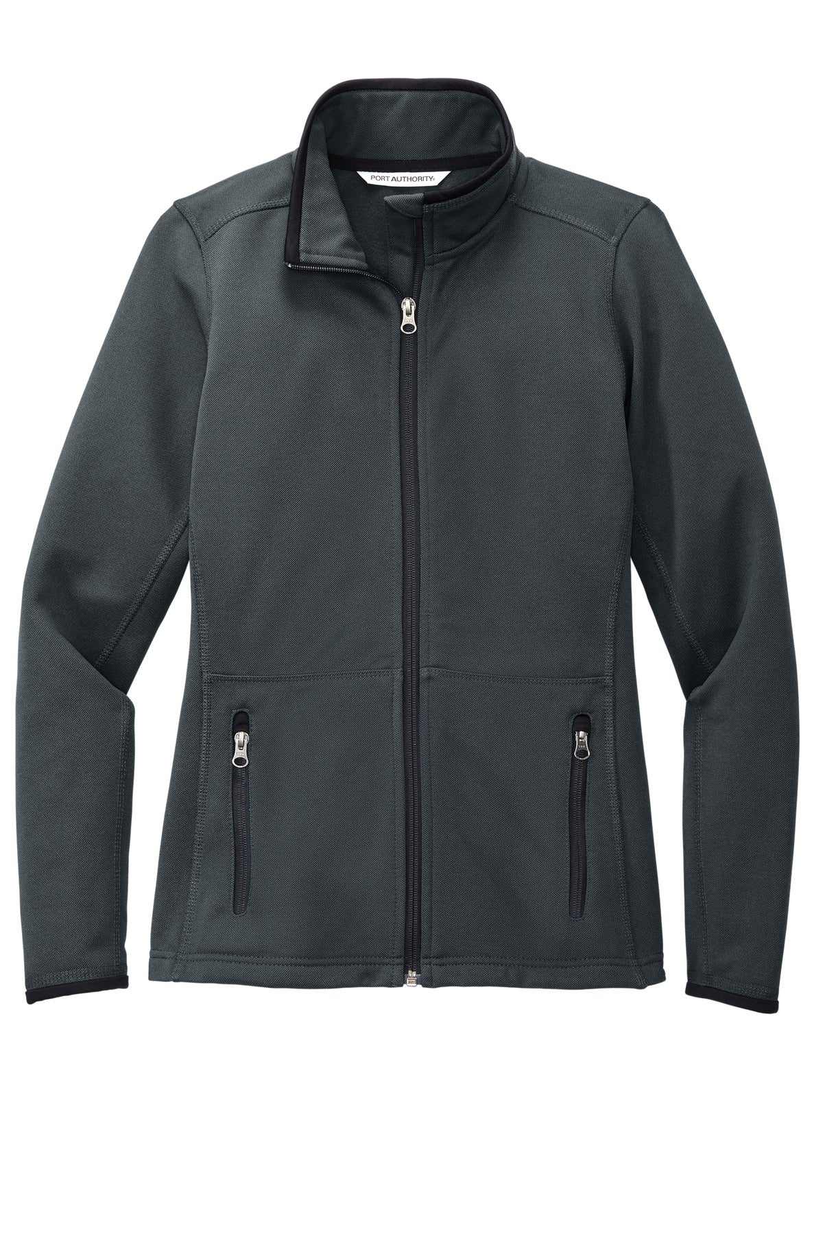 Port Authority Women's Pique Fleece Jacket. L222 Graphite