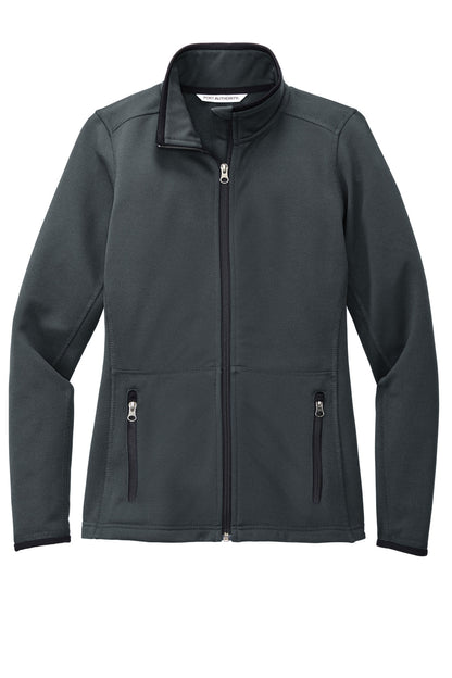 Port Authority Women's Pique Fleece Jacket. L222 Graphite