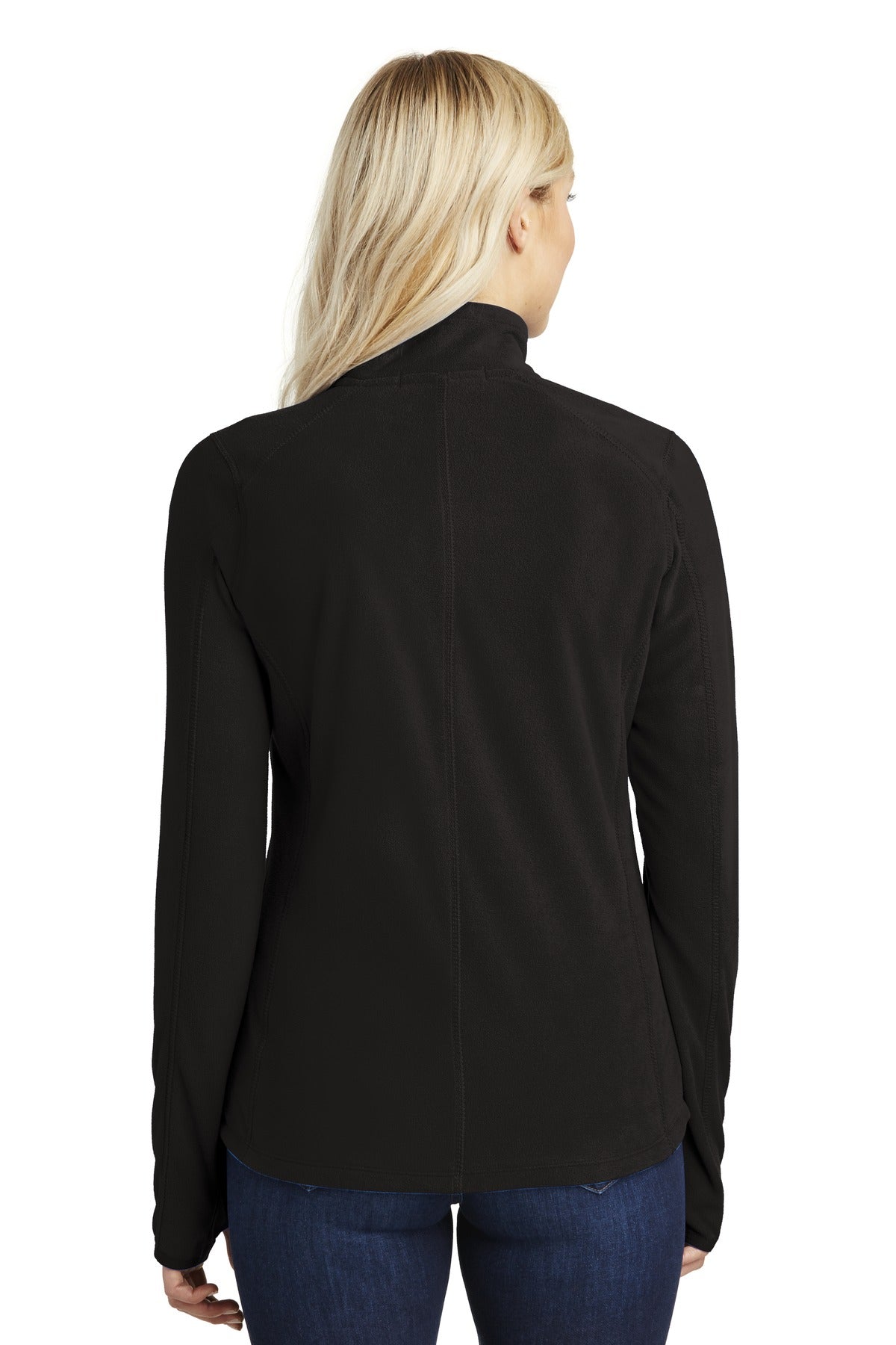 Port Authority Women's Microfleece 1/2-Zip Pullover. L224 Black