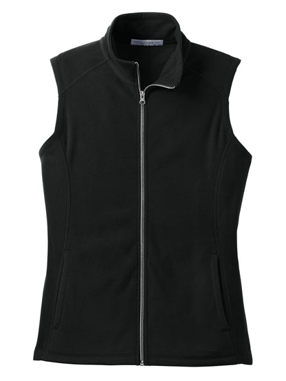 Port Authority Women's Microfleece Vest. L226 Black
