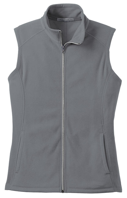 Port Authority Women's Microfleece Vest. L226 Pearl Grey