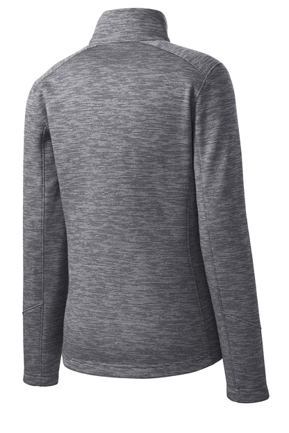 Port Authority Women's Digi Stripe Fleece Jacket. L231 Black