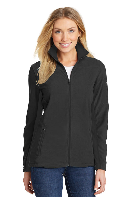 Port Authority Women's Summit Fleece Full-Zip Jacket. L233 Black/ Black