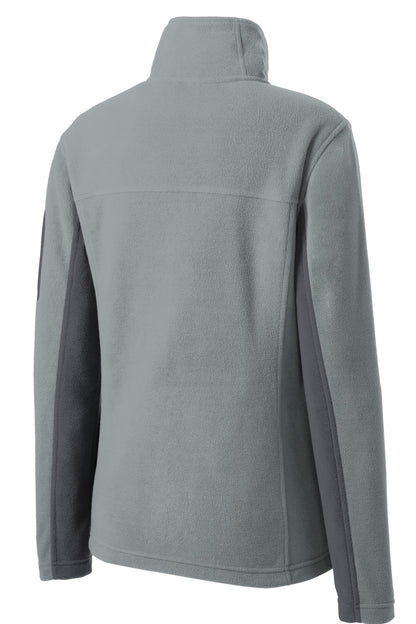 Port Authority Women's Summit Fleece Full-Zip Jacket. L233 Frost Grey/ Magnet