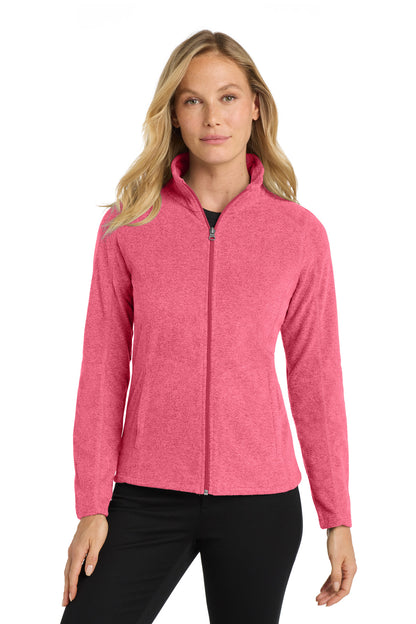 Port Authority Women's Heather Microfleece Full-Zip Jacket L235