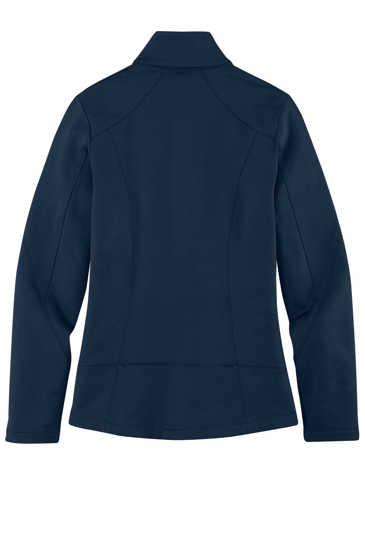 Port Authority  Women's Grid Fleece Jacket. L239 River Blue Navy