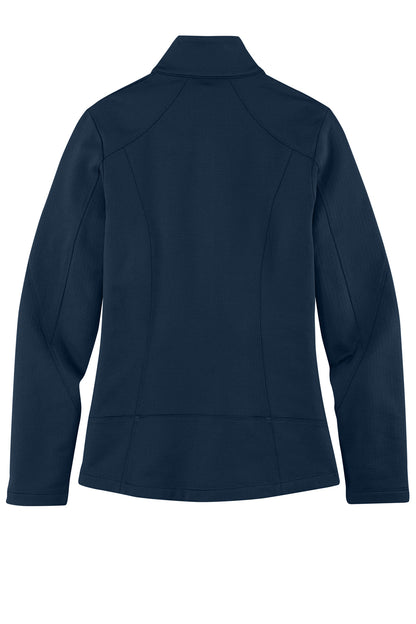Port Authority  Women's Grid Fleece Jacket. L239 River Blue Navy