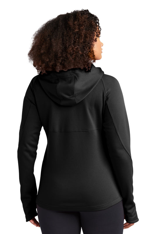 Sport-Tek Women's Tech Fleece Full-Zip Hooded Jacket. L248 Black