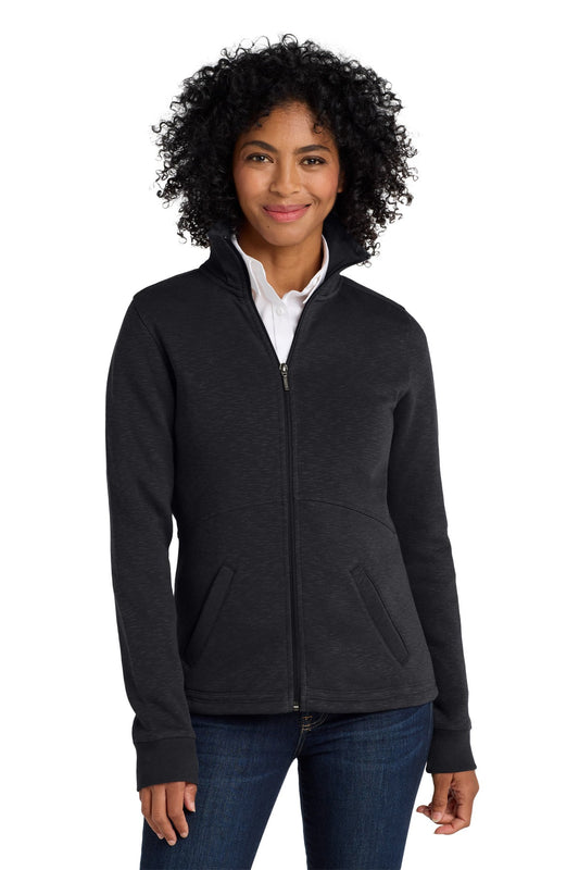 Port Authority Women's Slub Fleece Full-Zip Jacket