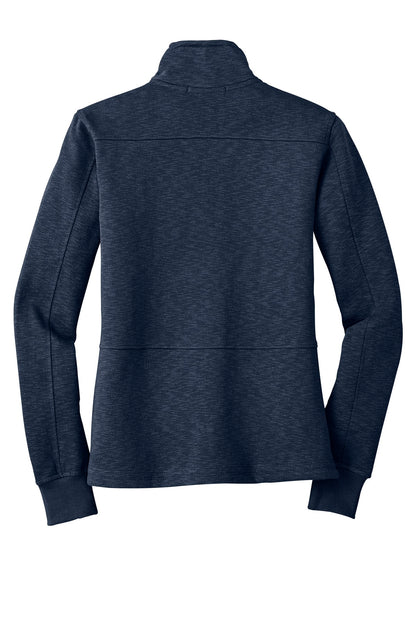 Port Authority Women's Slub Fleece Full-Zip Jacket. L293 Navy