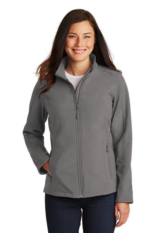 Port Authority Women's Core Soft Shell Jacket. L317 Deep Smoke