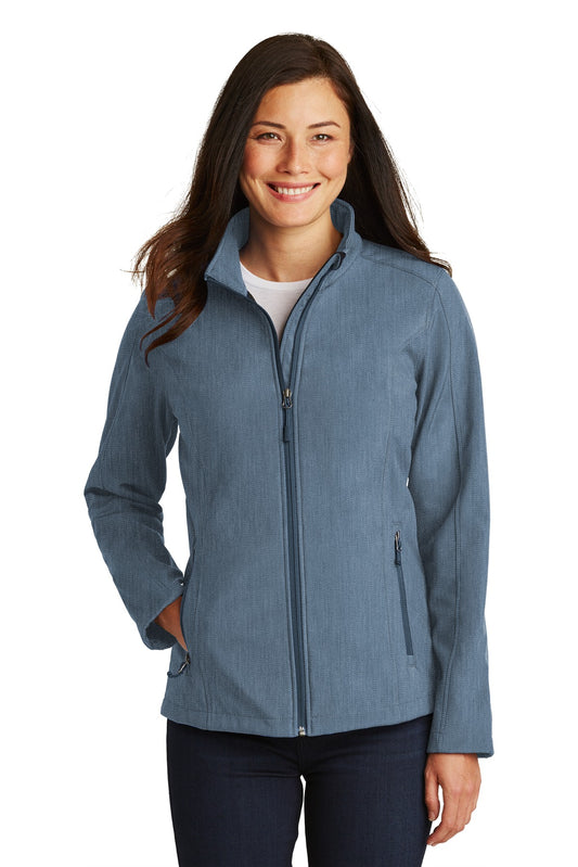 Port Authority Women's Core Soft Shell Jacket. L317 Navy Heather