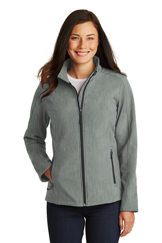 Port Authority Women's Core Soft Shell Jacket. L317 Pearl Grey Heather