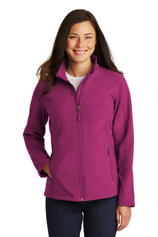 Port Authority Women's Core Soft Shell Jacket. L317 Very Berry