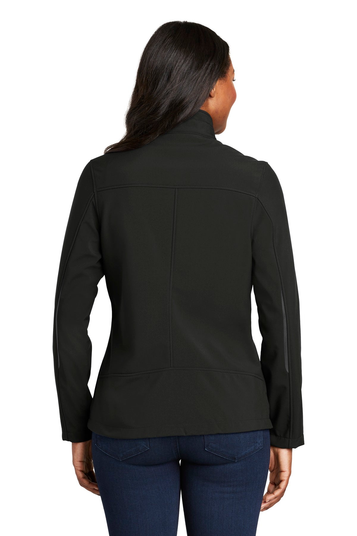 Port Authority Women's Welded Soft Shell Jacket. L324 Black