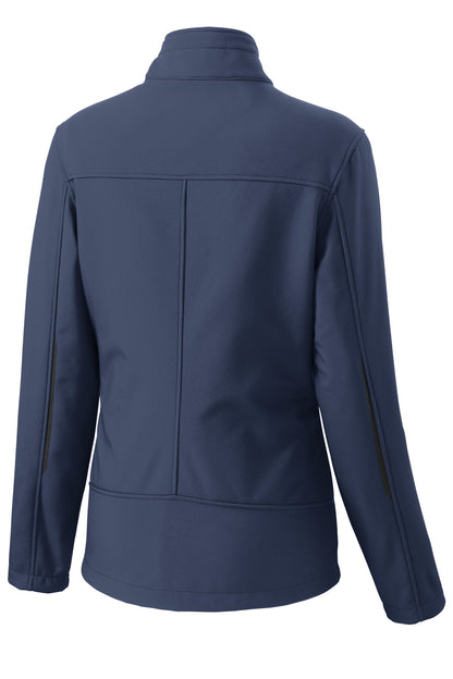 Port Authority Women's Welded Soft Shell Jacket. L324 Dress Blue Navy