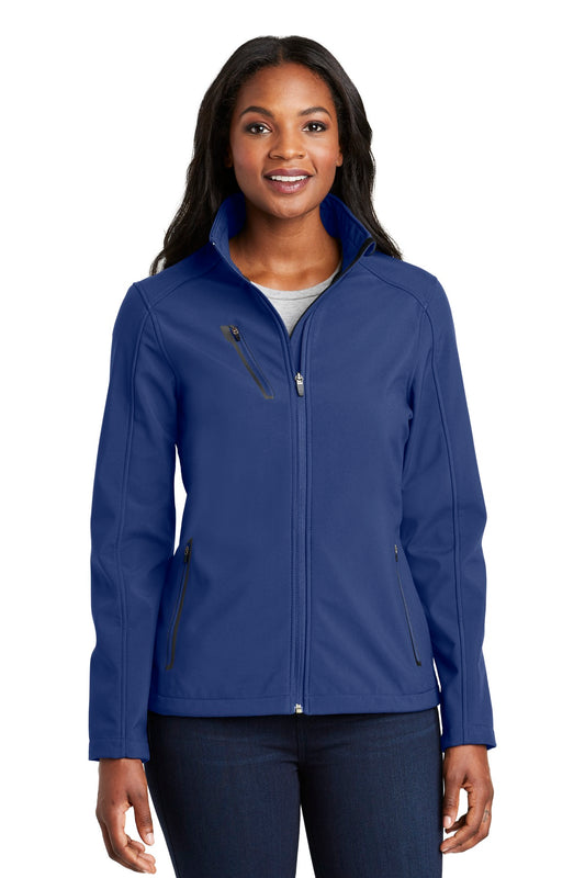 Port Authority Women's Welded Soft Shell Jacket. L324 Estate Blue