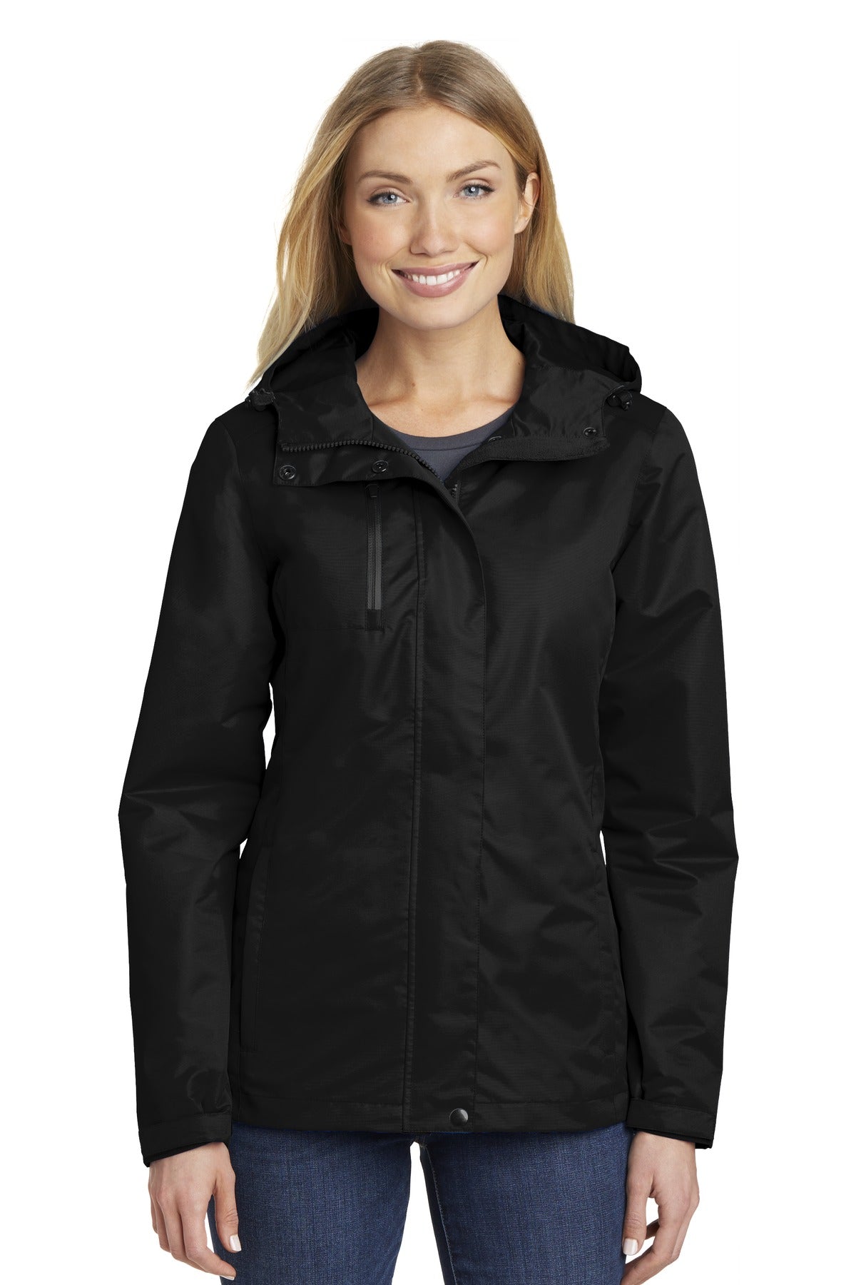 Port Authority Women's All-Conditions Jacket. L331 Black