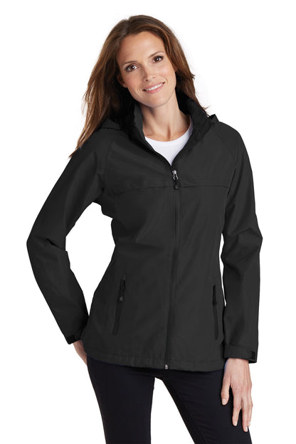 Port Authority Women's Torrent Waterproof Jacket. L333 Black