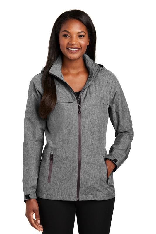 Port Authority Women's Torrent Waterproof Jacket. L333 Dark Grey Heather